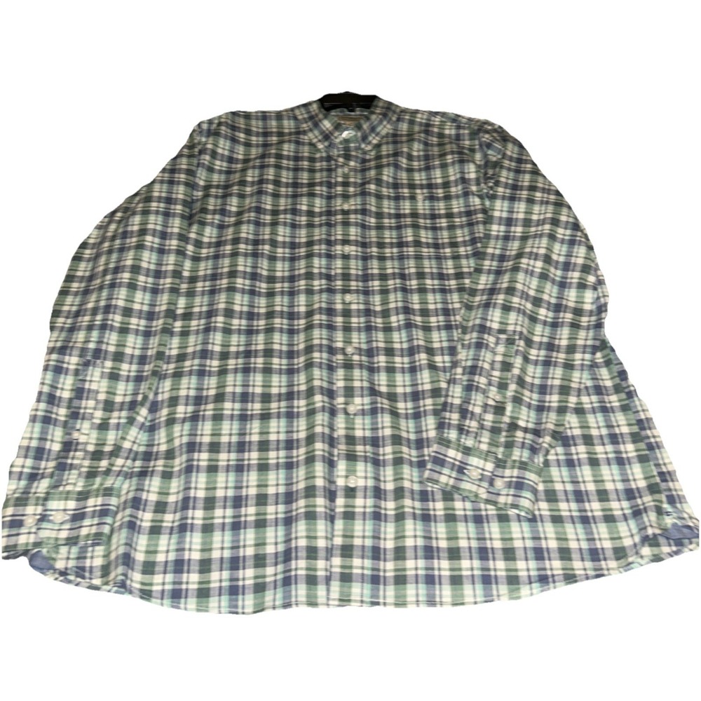 L.L. Bean Traditional Fit Long sleeve Plaid Shirt Men's Lg-Tall 515131